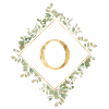 O Monogram Eucalyptus Wreath