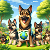 German Shepherd Family