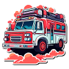 Fire truck illustration