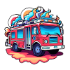 Fire Truck Illustration