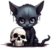 Cute Emo Kitten