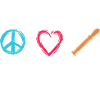 Peace Love Flute