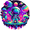 Petit astronaute rose
