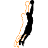 Basketballer Silhouette 2