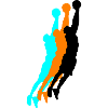 Basketballer Silhouette 3