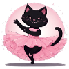 Kitten ballerina