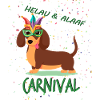 Dachshund, Carnival, Carnival, Helau, Alaaf