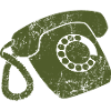 Generation rotary dial landline telephone