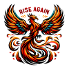 Rise Again - Phoenix Illustration