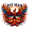 Rise Again - Phoenix Illustration