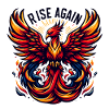 Rise Again - Phoenix Illustration