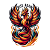 Rise Again - Phoenix Illustration