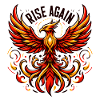 Rise Again - Phoenix Illustration