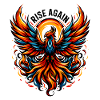 Rise Again - Phoenix Illustration