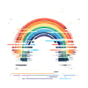 Rainbow Star Glitter