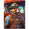 Steampunk Firefighter Man 1.21
