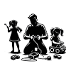 Papa vs Filles