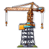 Kran / Baustelle / Seilwinde / Kransystem