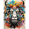 Bison Graffiti Geometry