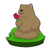 Fleurs de rose d’ours