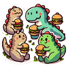 Dino-Burger-Party