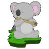 Koala Musician Flute Music