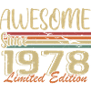Les légendes sont nées en 1978 Vintage 1978