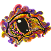 Mystic Eye - Abstract Art - Watercolor Style