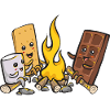 S'more Campfire Marshmallow Camping