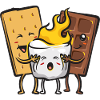 S'more Campfire Marshmallow Camping