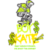 Boy Skateboarding Skull Graphic Design