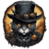 Chat steampunk
