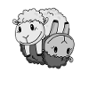 Yin Yang Sign Sheep