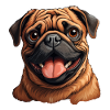 Pug Portrait
