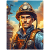 Steampunk Firefighter Man 1.39