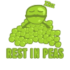 Pea Sleeping Vegetarian Vegan Peas