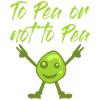 Pea Joke Vegetarian Vegan Peas