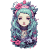 E-Girl Goth Aesthetics Fantasy Streetwear