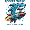 Rocket Shark Drôles D’animaux