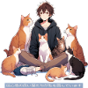 Cat Anime Funny Animals
