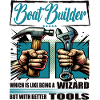 Boat builder Beruf Spruch Arbeiter