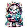 cute kawaii kitten japan