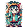 cute kawaii kitten japan