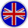 UK Union Jack flag blå Hvid nødlidende mod