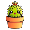 Cactus Cactus Kawaii sticker