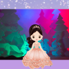 Brunette Princess with Castle