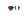 Liechtenstein Italie Heartbeat Flag