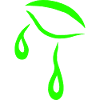Eyelash Green Tattoo Tears