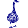 Navy Blue Goose