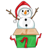 Snowman Christmas Box